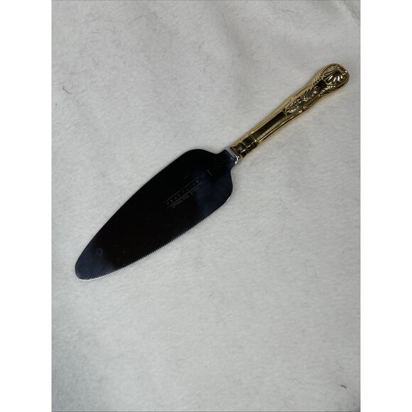 Heartline Other - Heartline Stainless Steel Cake Server with Goldtone Handle